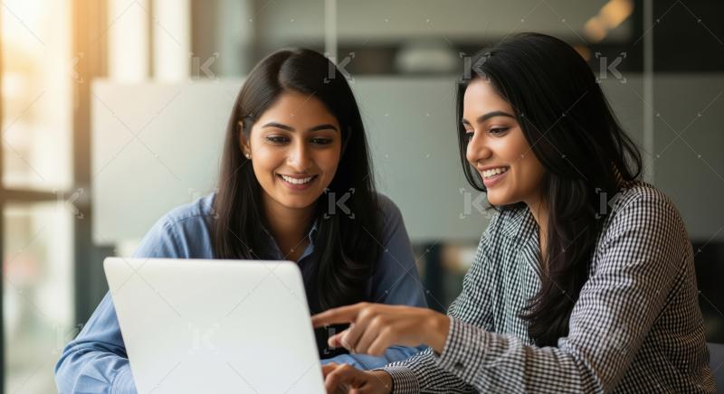 Young professional financial man giving advise to customer