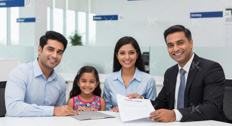 Happy indian family sitting together at home