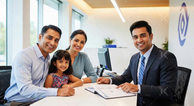Young indian financial professionals working together at office