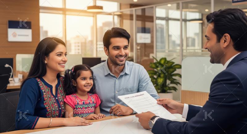 Young professional financial man giving advise to customer