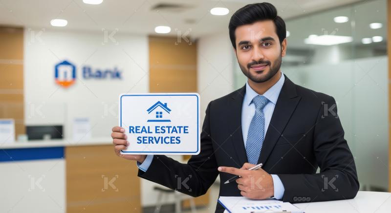 Young professional financial man giving advise to customer