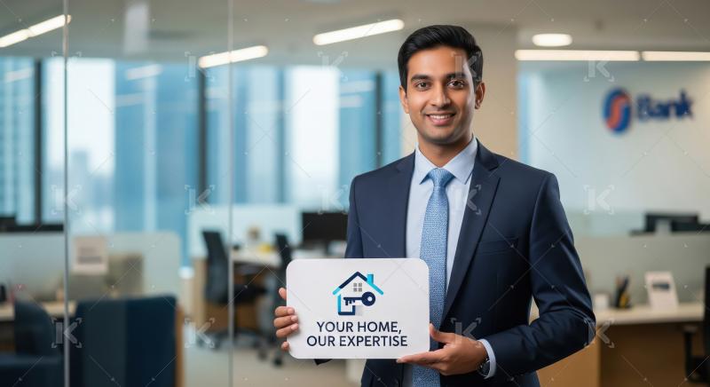 Close up of young indian businessman standing at office
