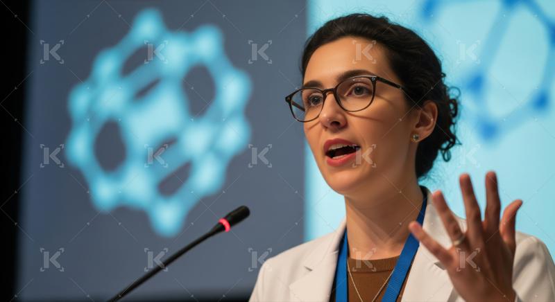 Expert female speaker shares crucial information at a professional event.