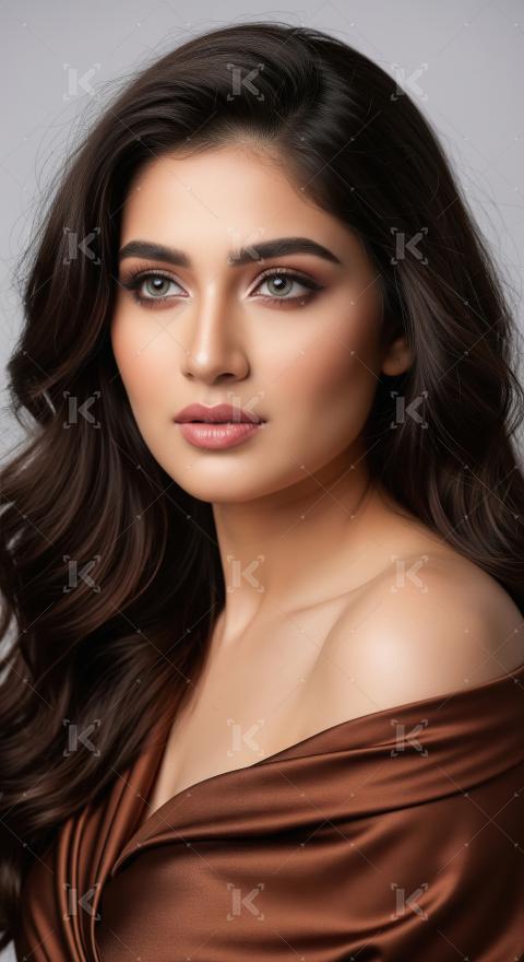 Stunning Portrait of a Serene Young Woman