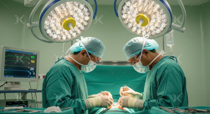 Surgeons Perform Complex Operation in Modern Operating Room