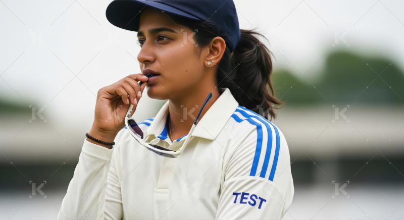 Indian Woman Cricketer Focused, Preparing for Test Match