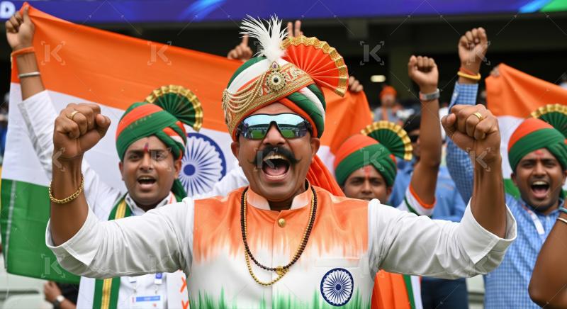 Ecstatic Indian Cricket Fans Celebrate Victory with National Pri