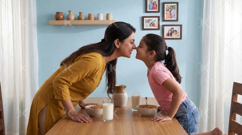 Happy indian family enjoying together at home