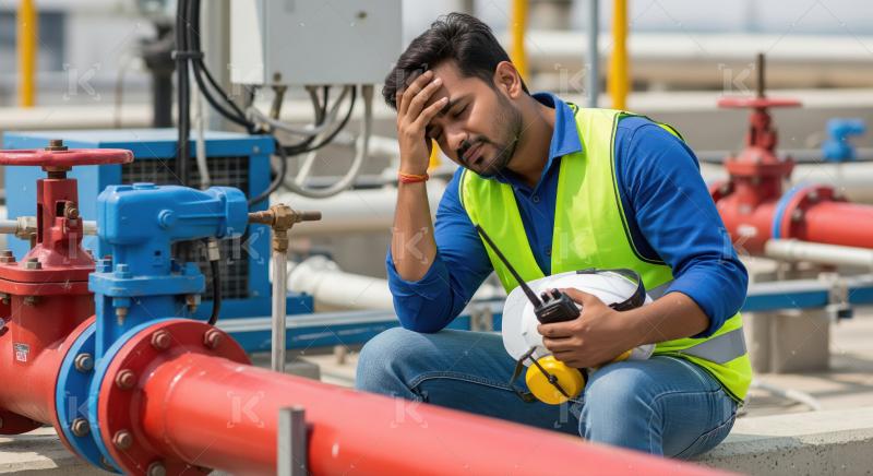 A construction professional in a yellow hard hat and safety vest
