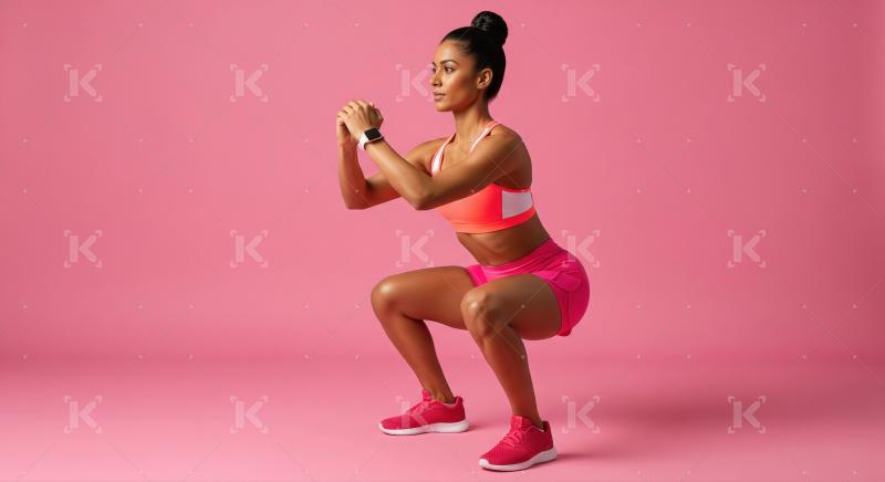 Young indian woman doing workout in the gym