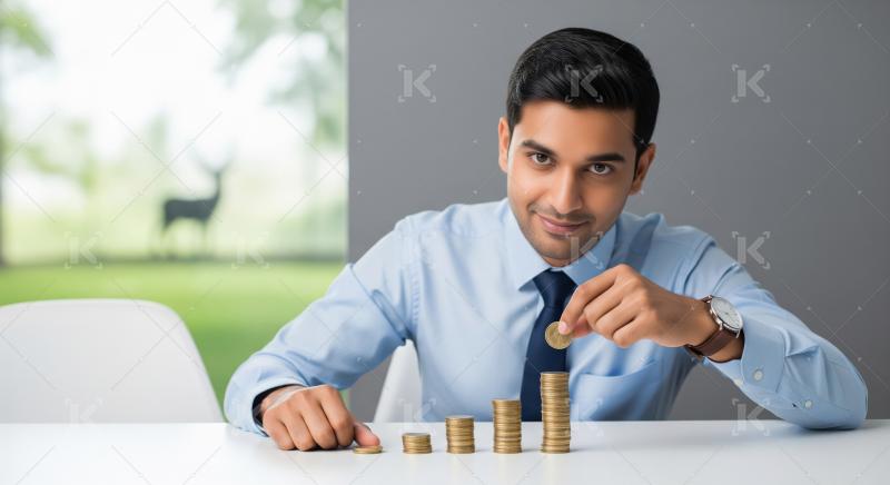 Confident young Indian businessman in a formal shirt and tie car
