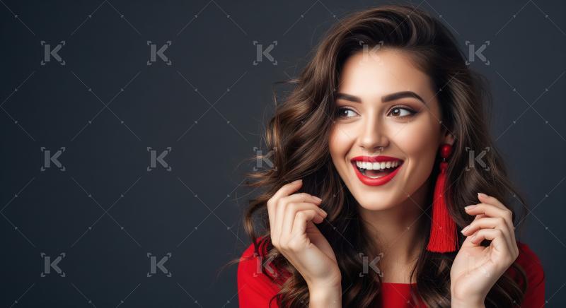 Young beautiful indian woman smiling