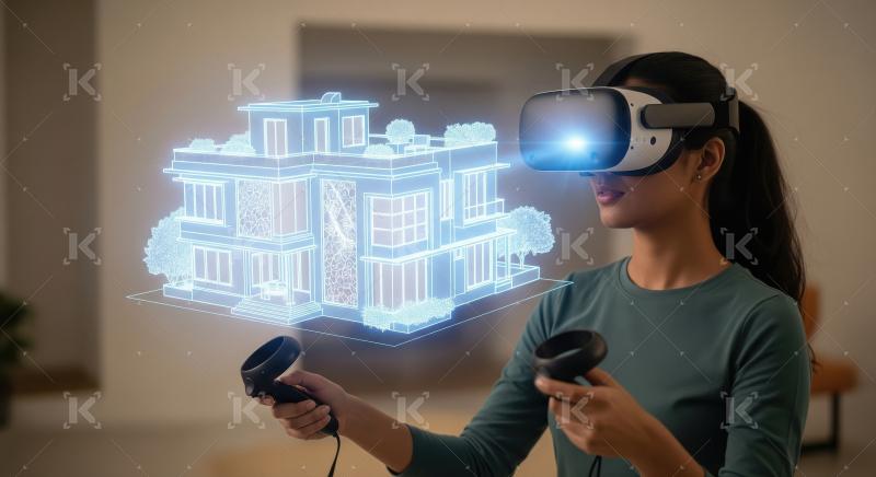 Immersive VR experience for modern architectural house design