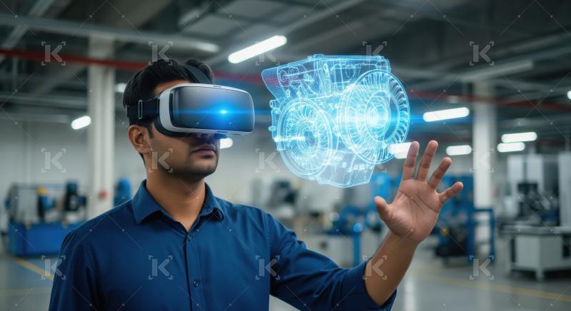 Industrial Engineer Uses VR to Design Holographic Engine